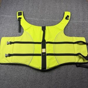 Ruffwear Float Coat Dog Life Jacket Harness Size XL 35"-48" Green Water K9 Vest